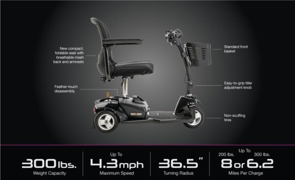 Go-Go® Ultra X 3-Wheel Mobility Scooter