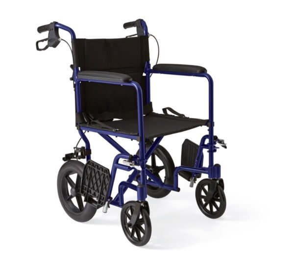 Medline Canada Basic Aluminum Transport Chair 12-Inch Wheels