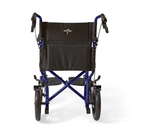 Medline Canada Basic Aluminum Transport Chair 12-Inch Wheels