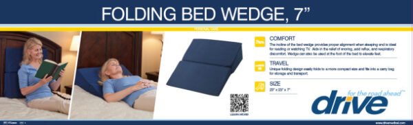 Folding Bed Wedges by Drive Medical