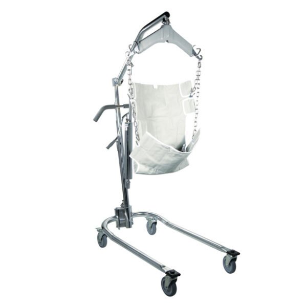 Hydraulic Deluxe Chrome-Plated Patient Lift by Drive Medical