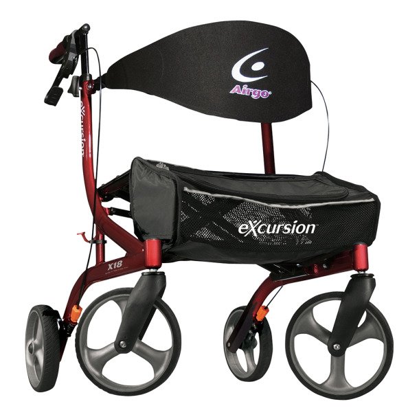 Airgo eXcursion X18 Lightweight Side-fold Rollator by Drive