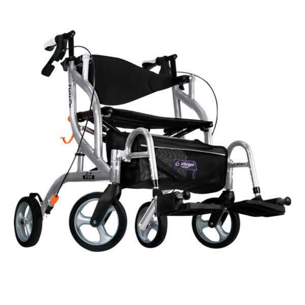 Airgo Fusion F20 Side-Folding Rollator & Transport Chair