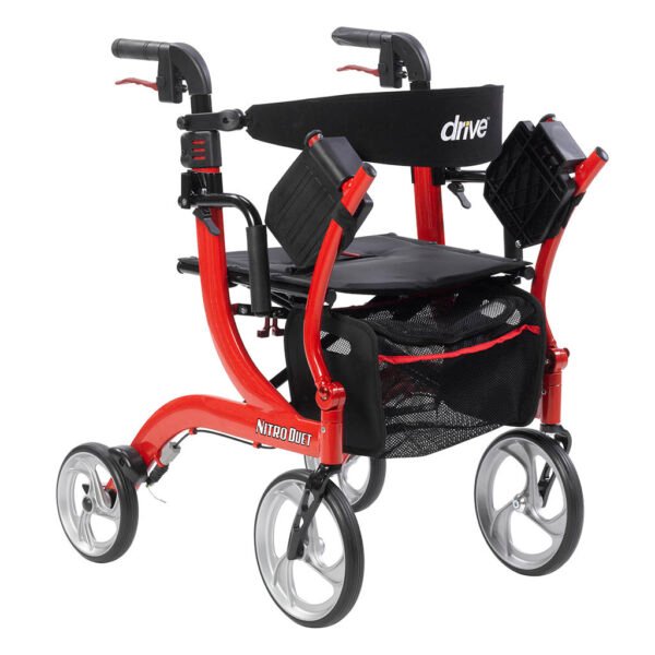 Drive Medical Nitro Duet Rollator and Transport Chair