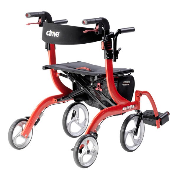 Drive Medical Nitro Duet Rollator and Transport Chair