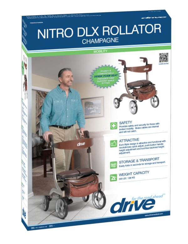 Drive Medical Nitro DLX Rollator