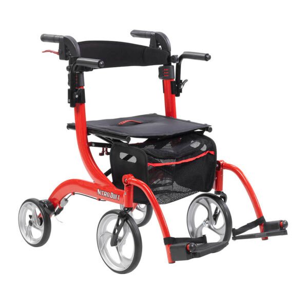 Drive Medical Nitro Duet Rollator and Transport Chair