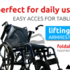 Lightweight Manual Wheelchair with Hand Brakes (Rental) - Image 4