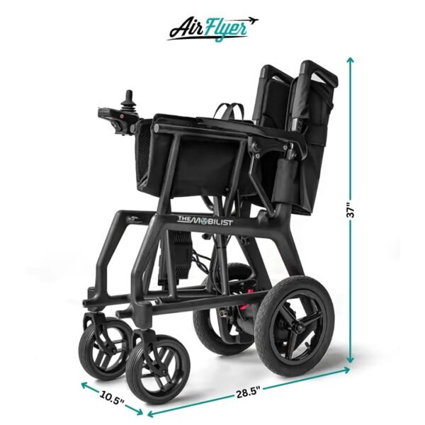 AirFlyer Ultra Lightweight Carbon Fiber Electric Wheelchair​ - Image 3