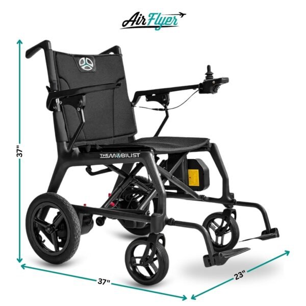 AirFlyer Ultra Lightweight Carbon Fiber Electric Wheelchair​ - Image 2