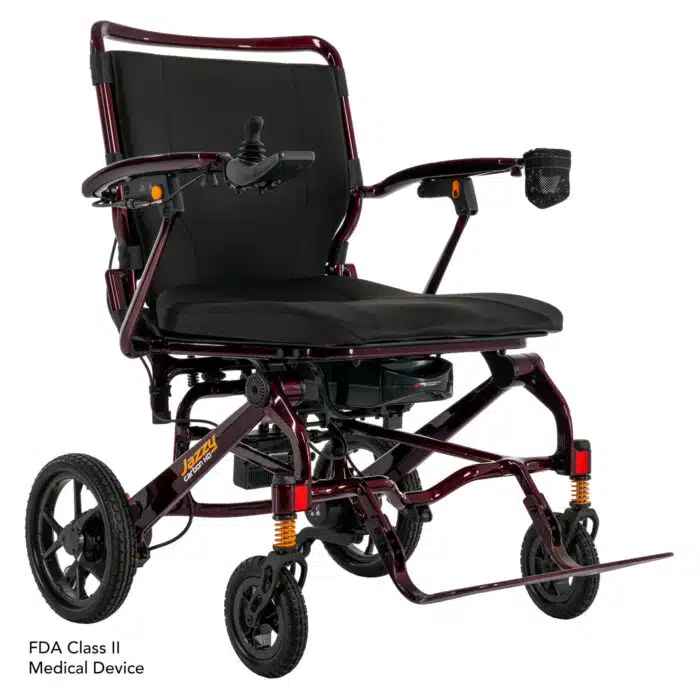 Pride Jazzy Carbon HD Lightweight Folding Power Wheelchair